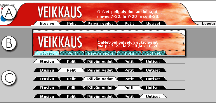 Old navigation example